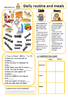 food- daily routine- letture 20-2.pdf