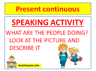 PRESENT CONTINUOUS - CONVERSATION  27-2.ppsx