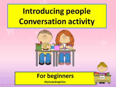 Conversation activity cl 3 by me.pps