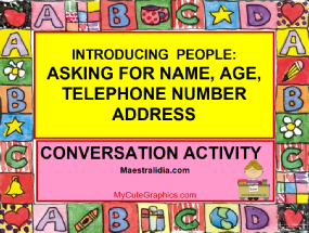 INTRODUCING PEOPLE - conversation- numbers.ppsx